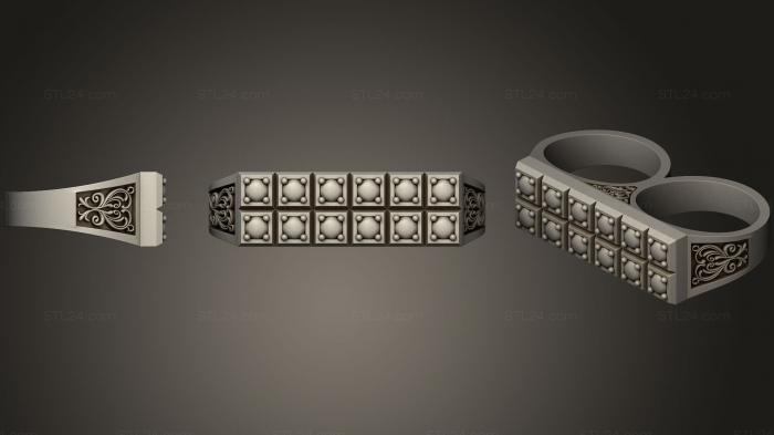 Ювелирные перстни и кольца (Кольцо 59, JVLRP_0541) 3D модель для ЧПУ станка